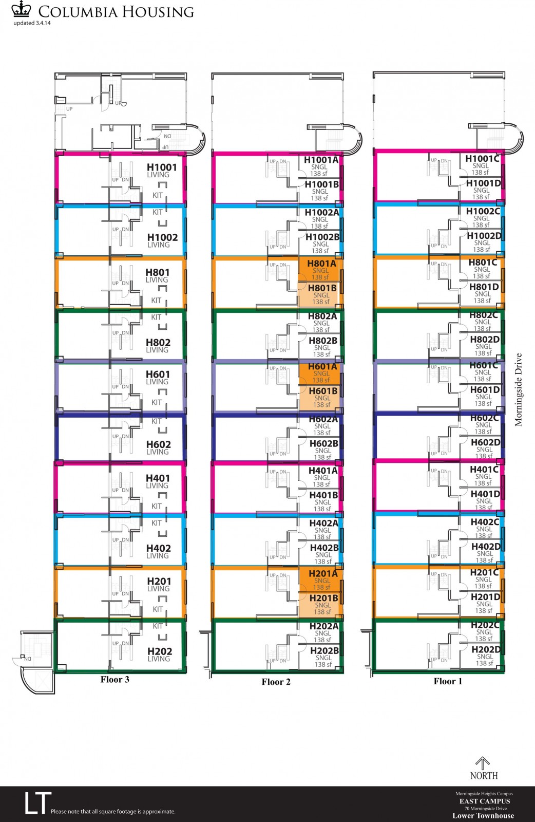 East Campus Columbia Housing